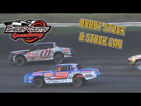 Stock Car &amp; Hobby Stock | Shelby County Speedway | 7-13-2019 - dirt track racing video image