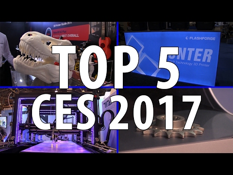 Top 5 3D Printing Things I Saw at CES 2017 - UC_7aK9PpYTqt08ERh1MewlQ