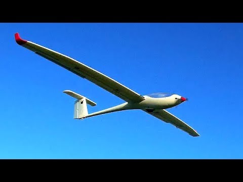 Volantex ASW28 2.5m motor glider first flights - UCTXOorupCLqqQifs2jbz7rQ