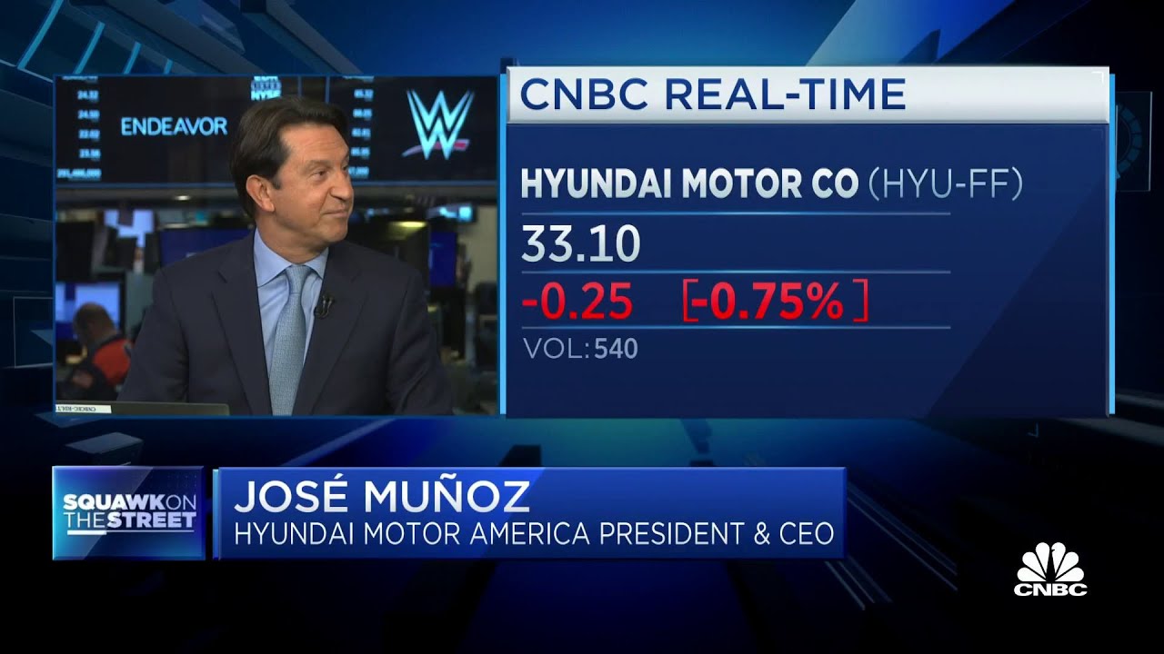 Hyundai Motor North America CEO on EV lineup and tax credits