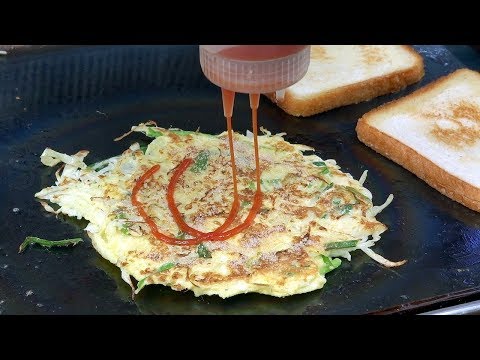 Grandma's Egg Toast - Korean Street Food / Namdaemun Market, Seoul