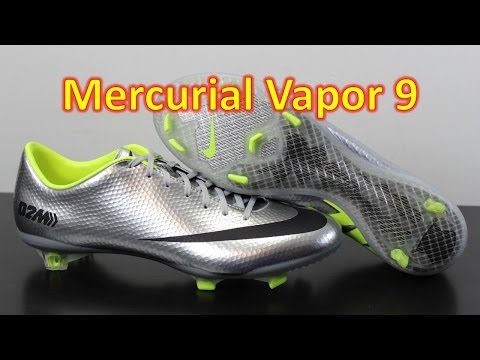 Nike Mercurial Vapor 9 02M Metallic Silver/Black/Volt - Unboxing + On Feet - UCUU3lMXc6iDrQw4eZen8COQ