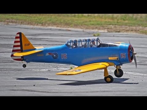 RC North American T-6 Texan Flight at Gilman Springs USSM Qualifier RC Airshow - UC5q8ss88jxwMlHf_A-XZGlA