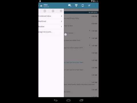 maildroid free email app video