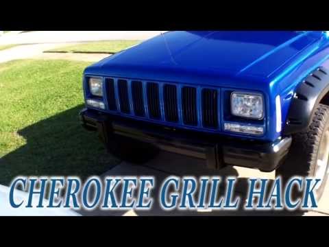 Chrome grill insert HACK  Jeep Cherokee xj for cheap !!!! - UCEPQf2fSnWEl2c8D8pJDULg