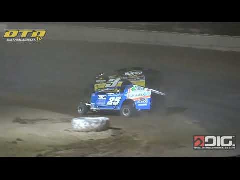 Ransomville Speedway | DIRTcar 358 Modified Feature Highlights | 6/14/24 - dirt track racing video image