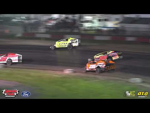 (6/12/25) Airborne Park Speedway Round #7 Dirtcar 358 &amp; Sportsman Series   Night. - dirt track racing video image