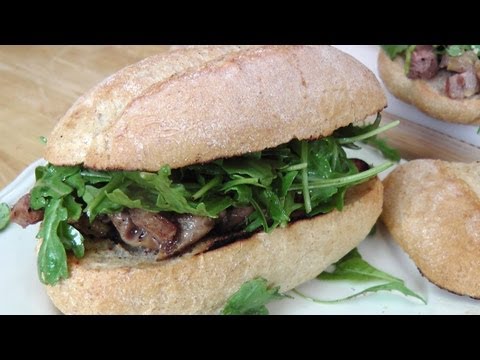 Steak Sandwich - Recipe by Laura Vitale - Laura in the Kitchen Episode 192 - UCNbngWUqL2eqRw12yAwcICg