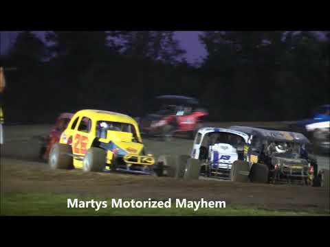 Vintage Modified Feature Race Scenes August  14 @ Brighton Speedway - dirt track racing video image