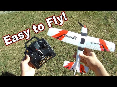 Easy Beginner RC Airplane // Mini Trainstar  - UCnJyFn_66GMfAbz1AW9MqbQ