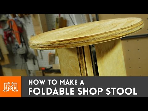 How to make a foldable shop stool - UC6x7GwJxuoABSosgVXDYtTw