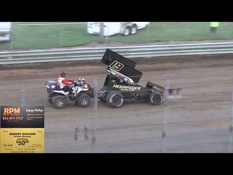 Missouri State Fair  Sedalia Mo. 8-17-25 Power I 410 Sprints - dirt track racing video image