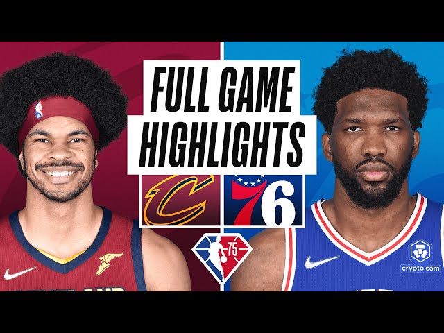 NBA Cavaliers vs 76ers: Live Score, Updates, and Highlights