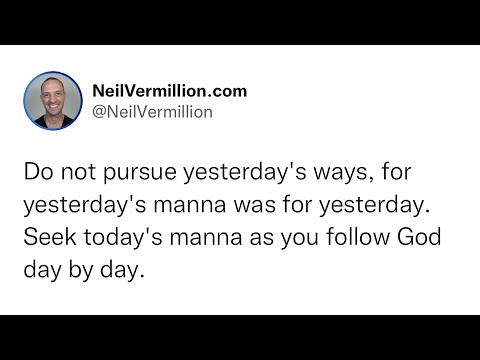 Follow Me Day By Day - Daily Prophetic Word