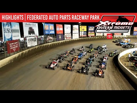 Xtreme Outlaw Midget Series Presented by Toyota | I-55 Raceway Park | August 2, 2025 | HIGHLIGHTS - dirt track racing video image