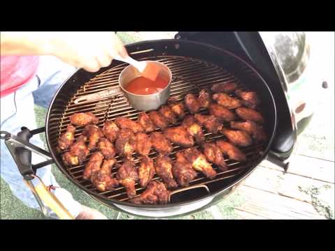 How To Smoke Chicken Wings on the Weber Kettle Master Touch!