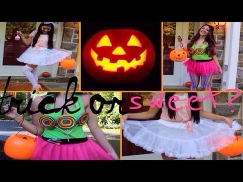 Trick or Sweet: DIY Lollipop and Cupcake Costumes - UCuVHOs0H5hvAHGr8O4yIBNQ