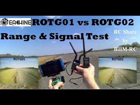 Eachine ROTG01 vs ROTG02 vs DVR Review -  FPV Receiver Range & Signal Tests - UCLnkWbYHfdiwJEMBBIVFVtw