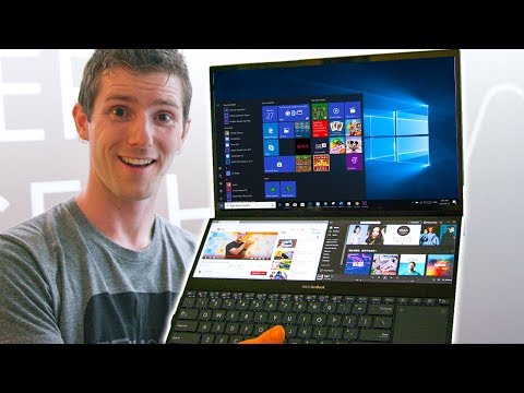 INSANE Dual Screen Laptop! - ASUS Zenbook Pro Duo First Look - UCXuqSBlHAE6Xw-yeJA0Tunw