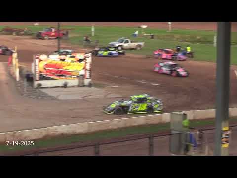 7/19/2025 Shawano Speedway Races - dirt track racing video image