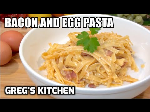 HOW TO MAKE BACON AND EGG PASTA BAKE - Greg's Kitchen - UCGXHiIMcPZ9IQNwmJOv12dQ