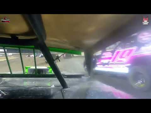 #5D David LaCoe - USRA B-Mod - 3-23-2024 Arrowhead Speedway - In Car Camera - dirt track racing video image