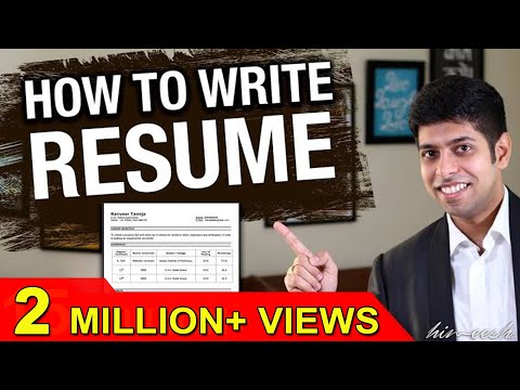 How to write Resume Effectively? : Job Interview Tips in Hindi by Him-eesh - UCZQDF0x18Xe6RZayvod99zA