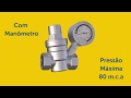 Válvula Reguladora de Pressão 3/4" com Manômetro Integrado - Censi