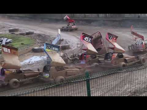 Heat 4 Stockcar F1 Speedway Emmen 23 maart 2024 - RaRaRacing - dirt track racing video image