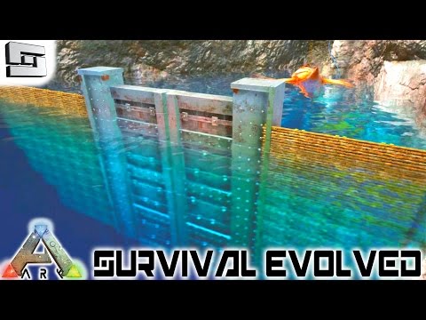 ARK: Survival Evolved - UNDERWATER DINOSAUR PEN! E36 ( Gameplay ) - default