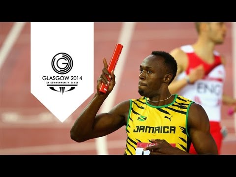 Jamaica break Commonwealth 4x100m record - Usain Bolt | Unmissable Moments - UCnXzsPKqv0C_olob_lE149g