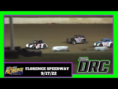 Florence Speedway | 9/17/22 | Tri-State Legend Car Series | Feature - dirt track racing video image