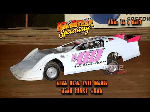 Josh Henry # B00 | Volunteer Speedway | Aug. 15 , 2014 - dirt track racing video image