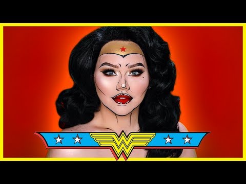 WONDER WOMAN Comic Inspired Makeup Tutorial - UCzTKskwIc_-a0cGvCXA848Q