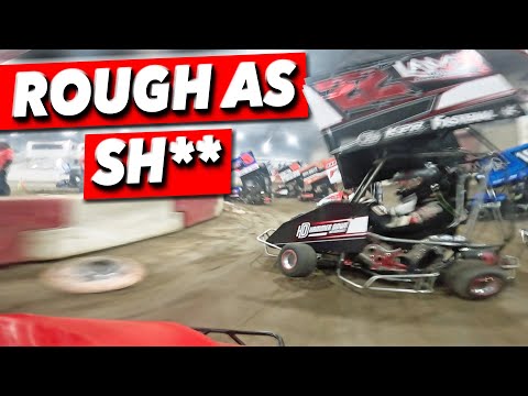 &quot;LOOKS ROUGH AS SH** OUT THERE&quot; - Bad Race At Red Bluff Outlaws.... - dirt track racing video image