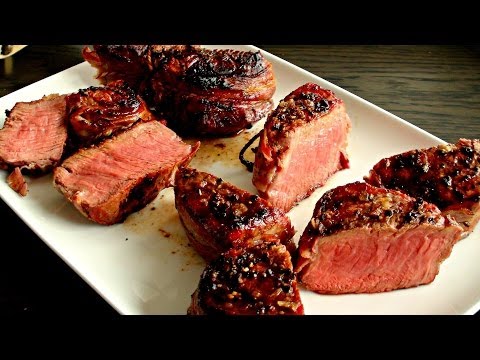 Filet Mignon Grilled on the Big Green Egg mini - beef tenderloin - barbecue recipe - how to - UC_kARM8MBLDBxZQuZeYYQdQ