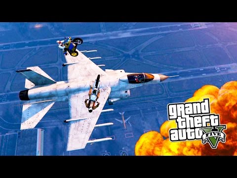 GTA 5 PS4 - HYDRA JET STUNTS GAMEPLAY!!! Hydra Jet EPIC Stunts, Jumps & Fails! (GTA 5 PS4 Gameplay) - UC2wKfjlioOCLP4xQMOWNcgg