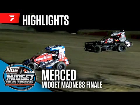 𝑯𝑰𝑮𝑯𝑳𝑰𝑮𝑯𝑻𝑺: USAC NOS Energy Drink National Midgets | Merced Speedway Race #2 | November 24, 2024 - dirt track racing video image