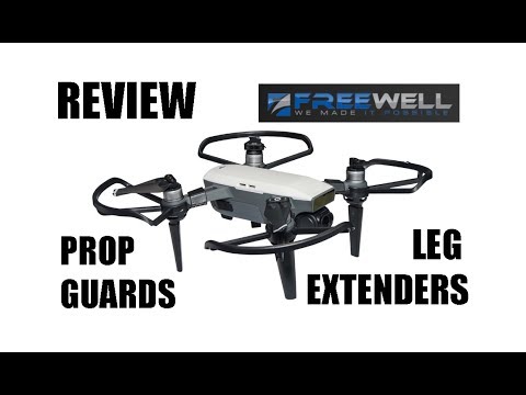 DJI SPARK - FREEWELL Prop Guards & Leg Extenders - Review - UCm0rmRuPifODAiW8zSLXs2A