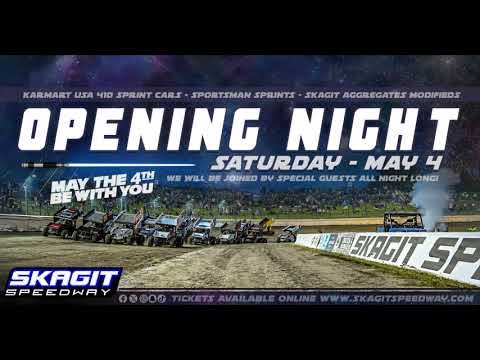5/4/24 Skagit Speedway (Full Event - Qualifying, Heats, B-Main, Dash, &amp; Main Events - All 3 Classes) - dirt track racing video image