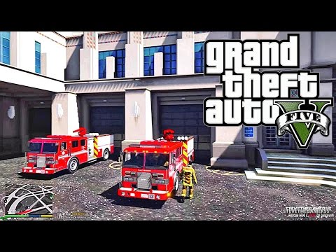 GTA 5 - Rescue Mod V - FIREFIGHTER 8 - (GTA 5 - Rescue Mod V - FIREFIGHTER ) - UCbItyvYa6cqvqtwlU2E9-wA