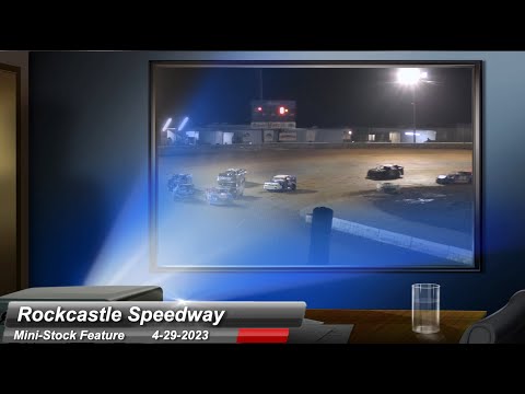 Rockcastle Speedway - Mini-Stock Feature 4/29/2023 - dirt track racing video image
