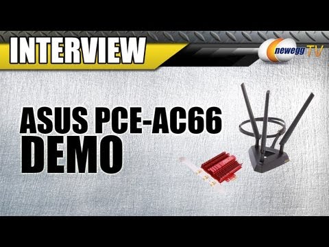 Newegg TV: ASUS PCE-AC66 802.11ac PCI Express Wireless Adapter Interview & Demo - UCJ1rSlahM7TYWGxEscL0g7Q