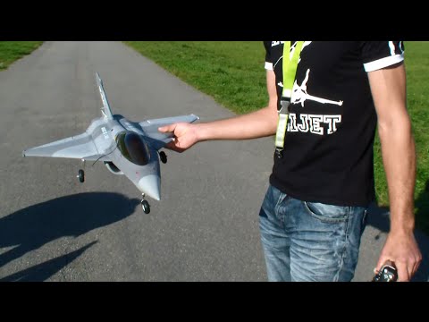 FMS Rafale 64mm EDF RC Jet maiden flight and second flight - UCTLEcIaYJEbUEzQc3-ZvruQ