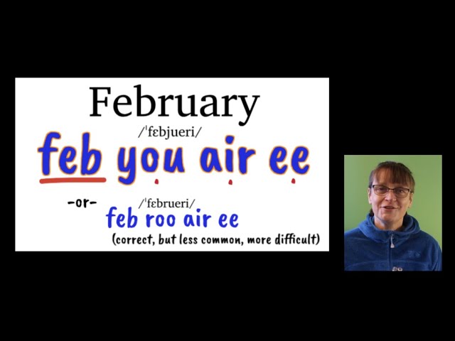 How to Pronounce February