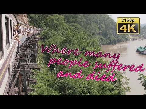 The Bridge on the River Kwai, Kanchanaburi - Thailand 4K Travel Channel - UCqv3b5EIRz-ZqBzUeEH7BKQ