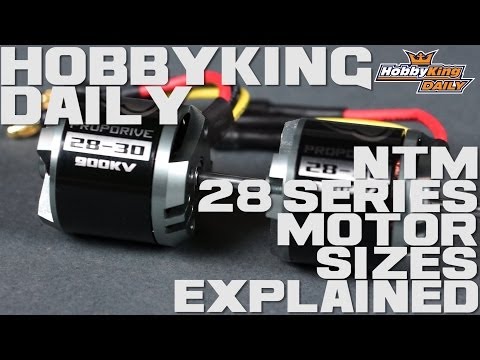 HobbyKing Daily - NTM 28 Series Motor Size Explained - UCkNMDHVq-_6aJEh2uRBbRmw