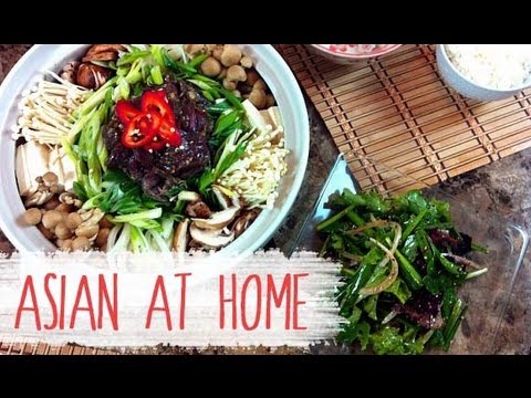 Soup Recipes : Bulgogi Jeongol (Korean BBQ Beef in a Hot Pot) : Korean Food : Asian at Home - UCIvA9ZGeoR6CH2e0DZtvxzw