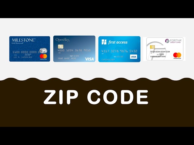 What Is Zip Code On Credit Card Commons credit portal