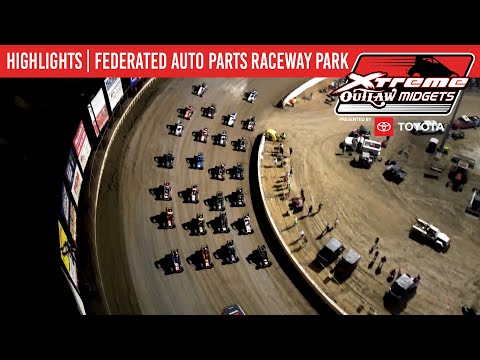 Xtreme Outlaw Midget Series Presented by Toyota | I-55 Raceway Park | August 1, 2025 | HIGHLIGHTS - dirt track racing video image